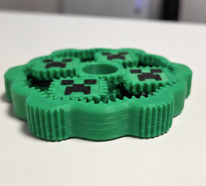Spinner Fidget Antistres 3D - Angrenaje Minecraft [5]