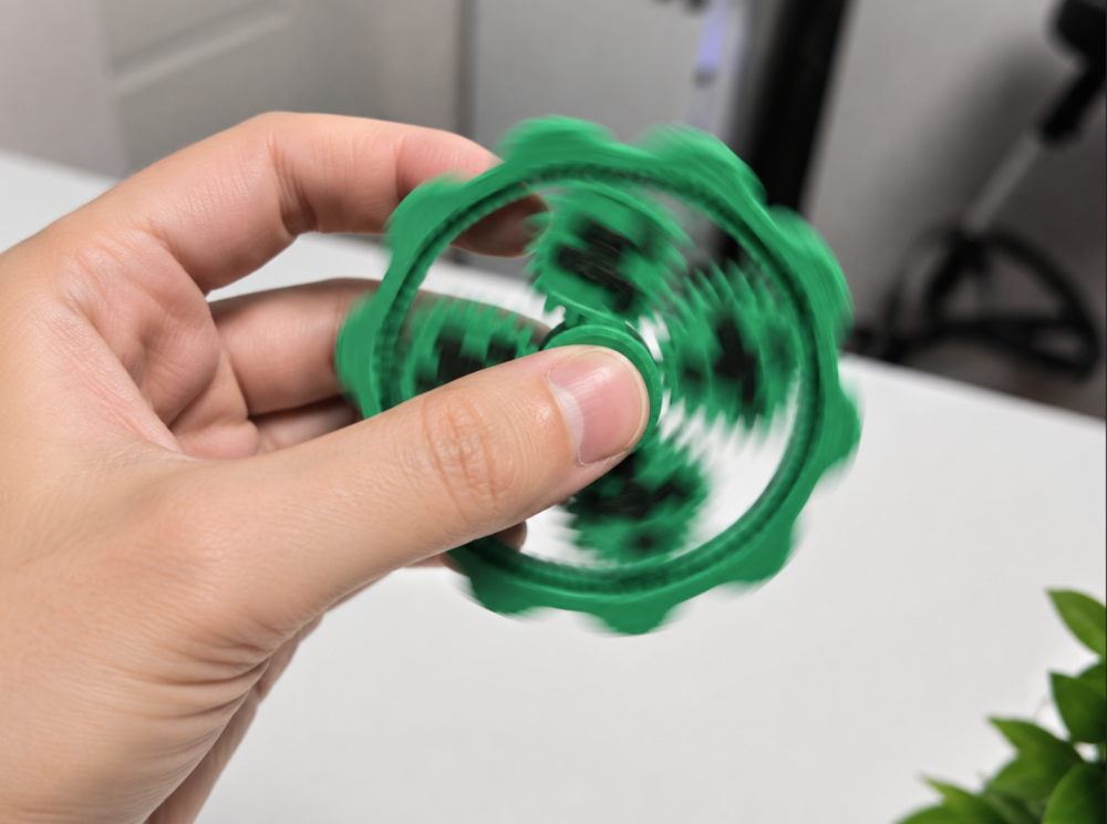 Spinner Fidget Antistres 3D - Angrenaje Minecraft [2]