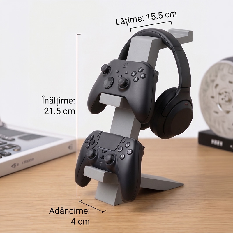 Suport dual casti și controllere gaming [2]