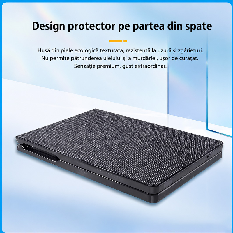 Tastatura Pliabila Universala, Wireless, Ultra Slim, Compatibila Windows, Android si iOS, Negru [4]