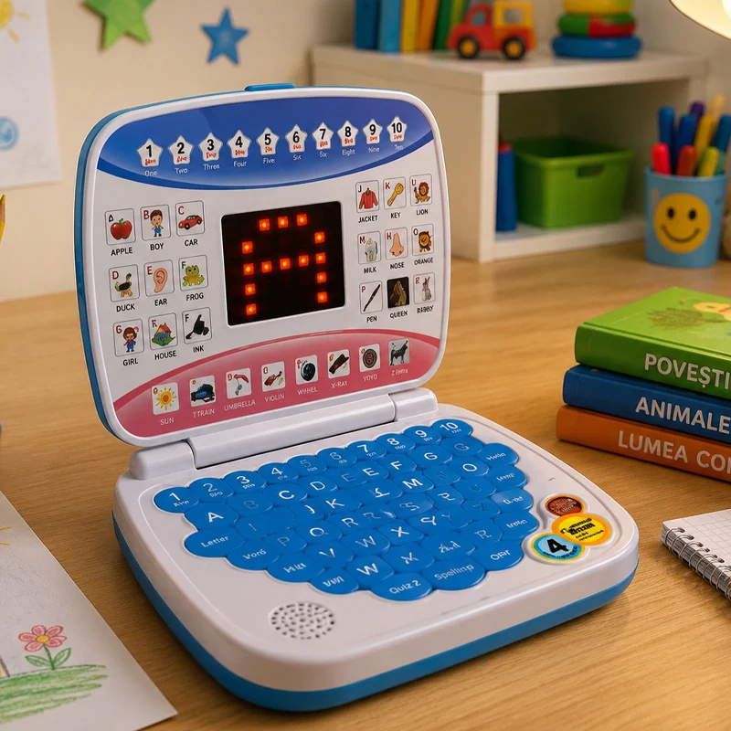 Laptop Educational Interactiv pentru Copii - Albastru [2]