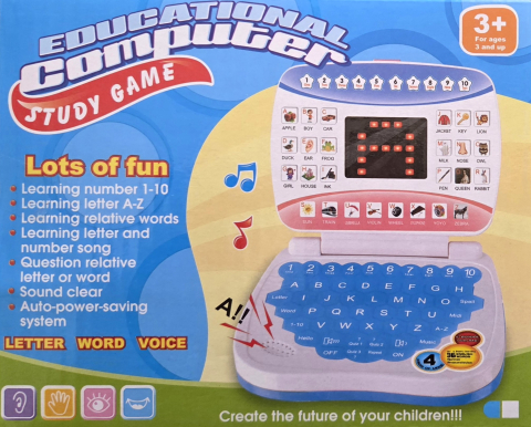 Laptop Educational Interactiv pentru Copii - Albastru [3]