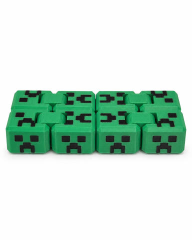 Fidget articulat anti-stres, flexibil, Minecraft, 8x4x2cm [2]