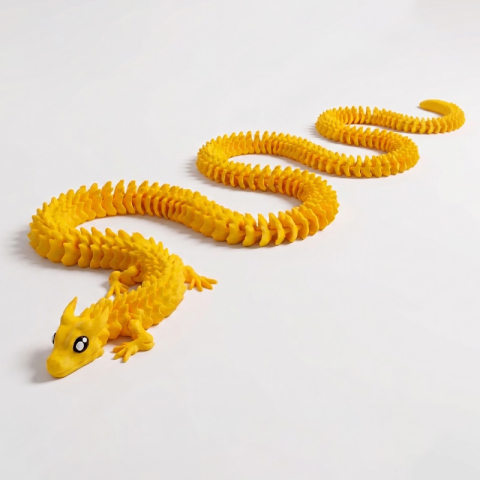 Figurina Dragon, articulatii mobile, 90 cm [4]