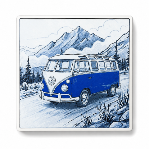 Decoratiuni & Lampi 3D - Foto 3D VW Transporter T1 in Peisaj Montan