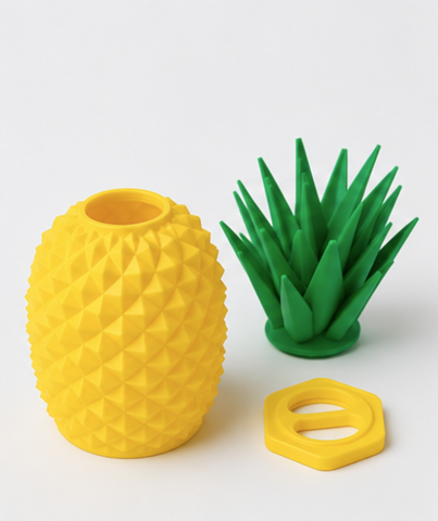 Lampa Decorativa 3D  Ananas LED, Lumina Calda Ambientala [3]