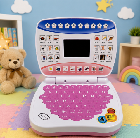Laptop Educational Interactiv pentru Copii - Roz [1]