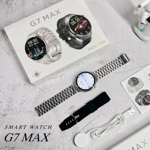 Smartwatch G7 MAX, 1.65" AMOLED, NFC, GPS, Functii ECG si SpO2, Compatibil Android [6]