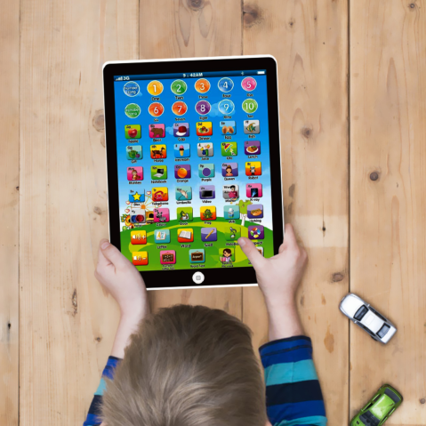 Tableta educationala interactiva pentru copii - Albastru [2]