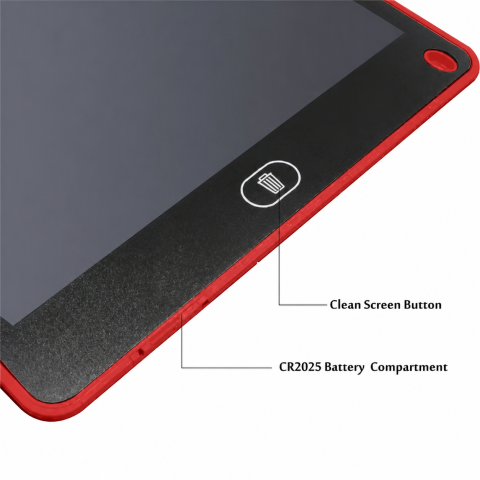 Tableta LCD 16" pentru Scris si Desen – Pen si Baterie Incluse - Rosu [2]