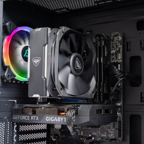 PC Gaming MAN, i5-12400F, 16GB DDR4, 512 GB SSD M.2, RTX 3060 Windforce 12GB, No OS, negru [4]