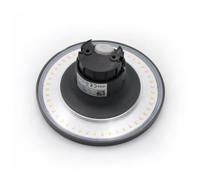 Aplica LED rotunda, 8W, 3000K, IP65, policarbonat, grafit, Dablerom 9-8981 [3]