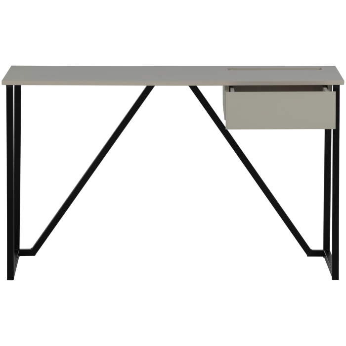Birou New Julius, lemn de pin, gri prafuit, 75 x 126 x 53 cm, WOOOD 373899-D [5]