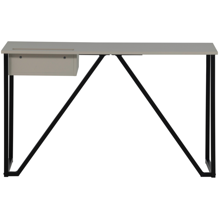 Birou New Julius, lemn de pin, gri prafuit, 75 x 126 x 53 cm, WOOOD 373899-D [6]