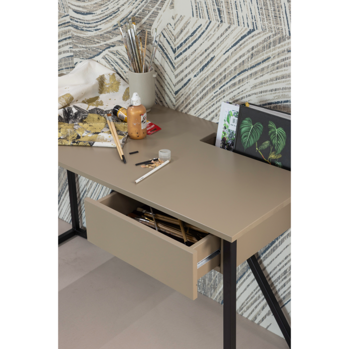 Birou New Julius, lemn de pin, maro pamantiu, 75 x 126 x 53 cm, WOOOD 373899-M [3]