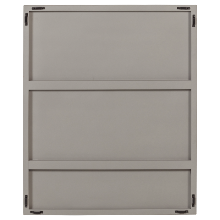Decoratiune de perete Numa, metal, gri, 104 x 84 x 13 cm, WOOOD 377944-G [5]