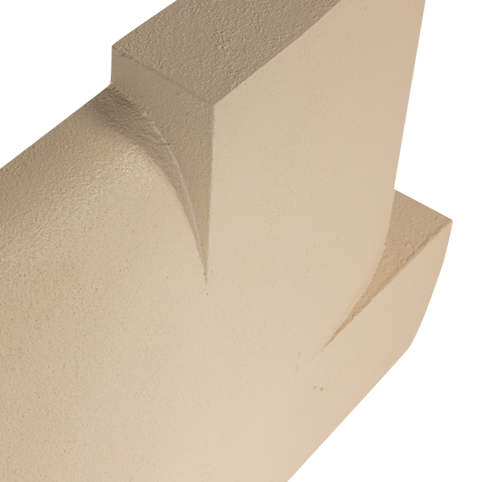Decoratiune de perete Tide, metal, nisipiu, 86 x 86 x 11 cm, WOOOD 377939-Z [6]