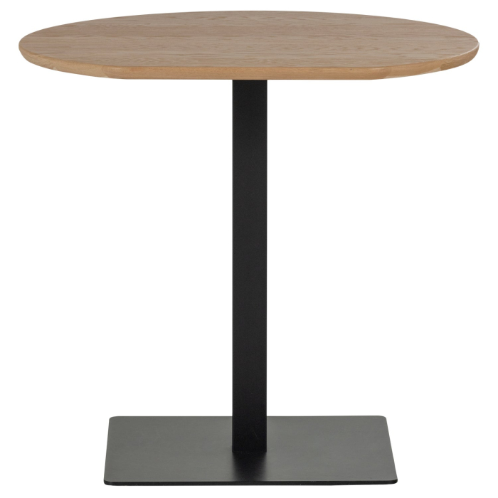 Element de capat masa bistro Tablo, lemn de stejar, transparent, 74 x 79 x 73 cm, WOOOD 377958-TP [3]