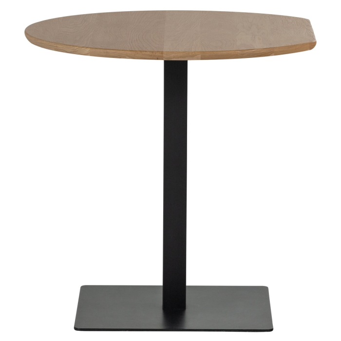 Element de capat masa bistro Tablo, lemn de stejar, transparent, 74 x 79 x 73 cm, WOOOD 377958-TP [2]