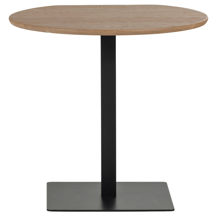 Element de capat masa bistro Tablo, lemn de stejar, transparent, 74 x 79 x 73 cm, WOOOD 377958-TP [4]