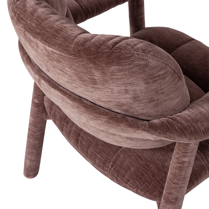 Fotoliu Loom, chenille, roz antichizat, 81 x 72 x 73 cm, WOOOD 378090-R [8]