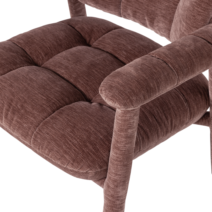 Fotoliu Loom, chenille, roz antichizat, 81 x 72 x 73 cm, WOOOD 378090-R [7]