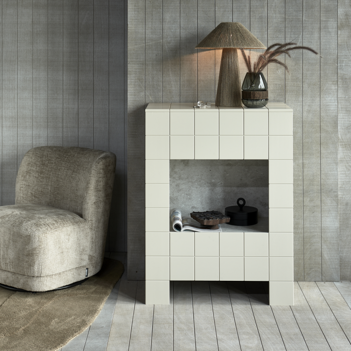 Fotoliu pivotant Atty, poliester, nisipiu, 75 x 74 x 65 cm, WOOOD 340504-Z [3]