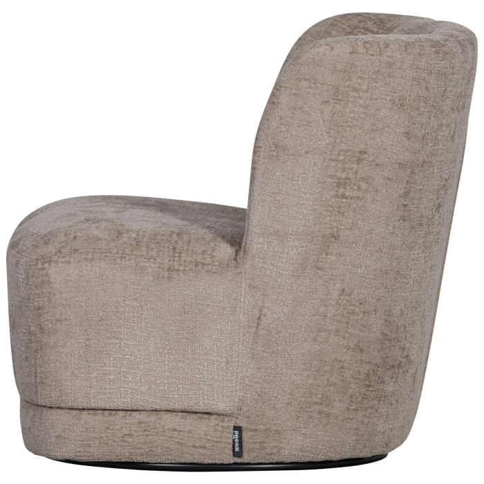 Fotoliu pivotant Atty, poliester, nisipiu, 75 x 74 x 65 cm, WOOOD 340504-Z [6]