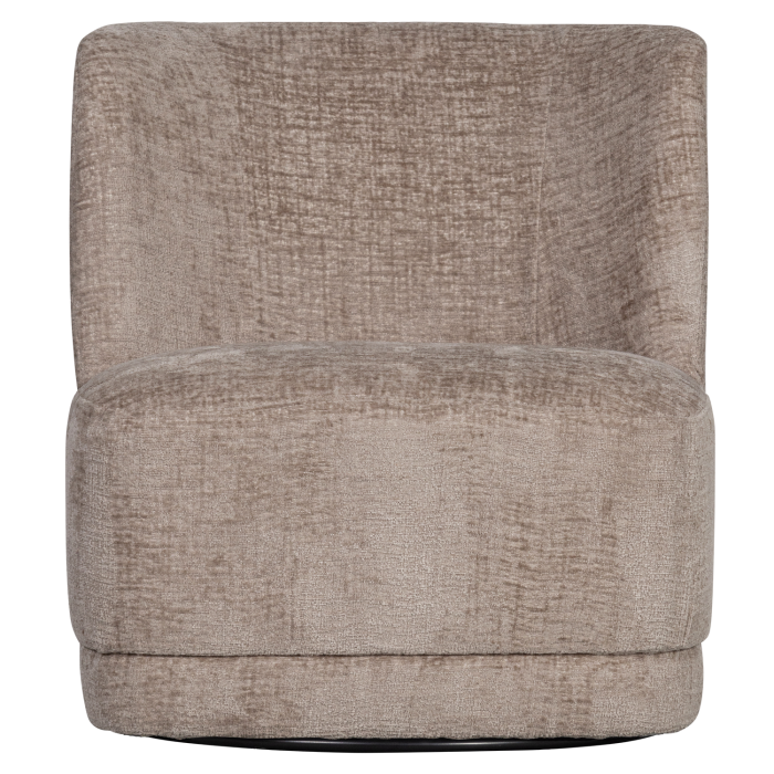 Fotoliu pivotant Atty, poliester, nisipiu, 75 x 74 x 65 cm, WOOOD 340504-Z [5]