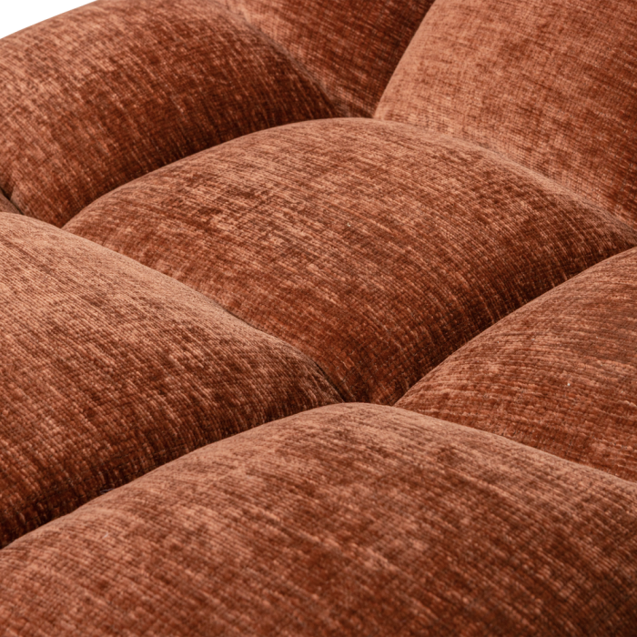 Fotoliu pivotant Elvi, chenille, maro ruginiu, 81 x 73 x 84 cm, WOOOD 377653-B [6]