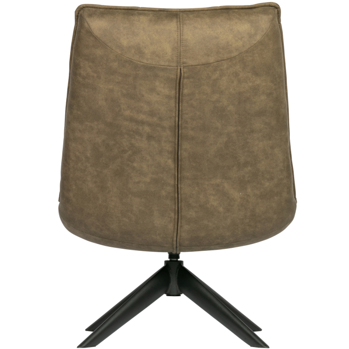 Fotoliu pivotant Jouke, piele ecologica, verde, 97 x 70 x 85 cm, WOOOD 373303-GR [6]