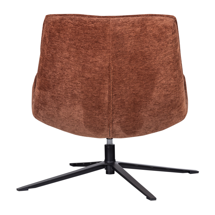 Fotoliu pivotant Maudi, chenille, maro, 84 x 74 x 86 cm, WOOOD 374074-R [6]