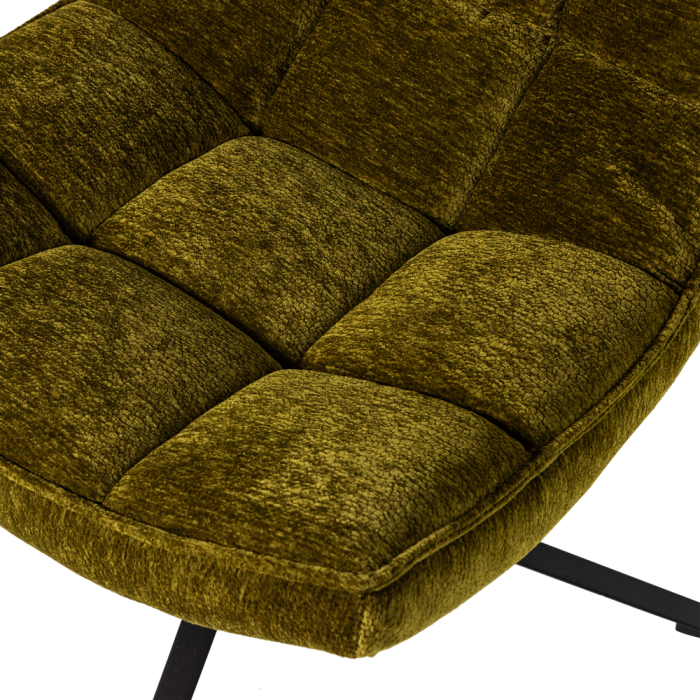 Fotoliu pivotant Maudi, chenille, verde, 84 x 74 x 86 cm, WOOOD 374074-G [6]