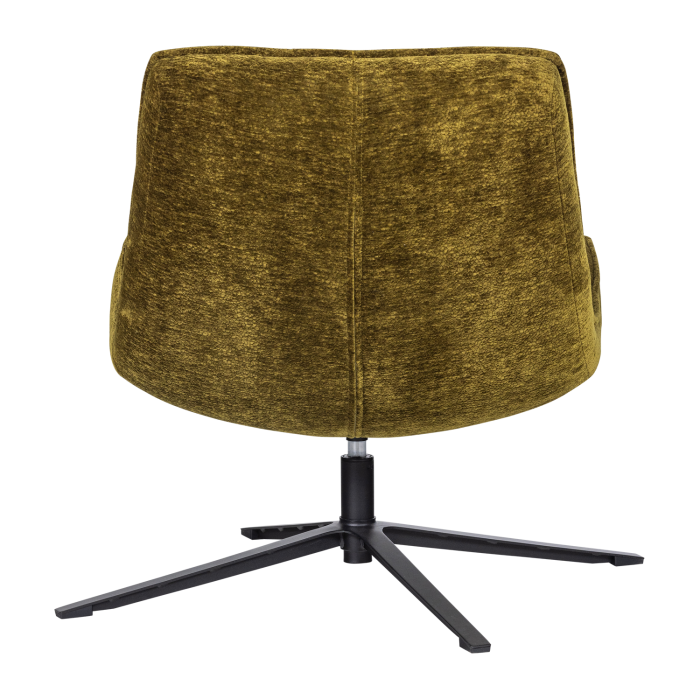 Fotoliu pivotant Maudi, chenille, verde, 84 x 74 x 86 cm, WOOOD 374074-G [5]
