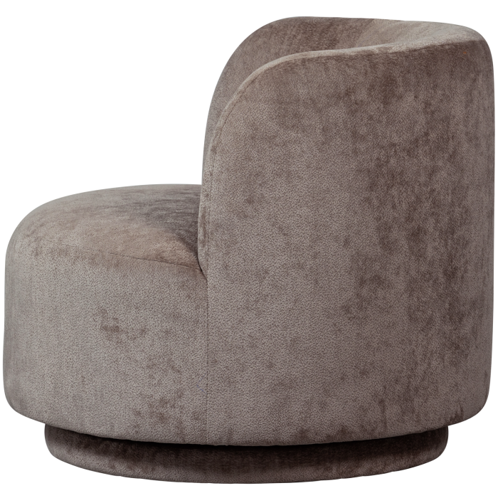 Fotoliu pivotant Popular, poliester, taupe, 72 x 81 x 80 cm, WOOOD 801440-T [5]