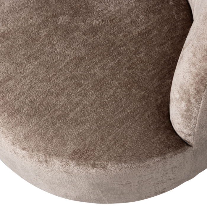 Fotoliu pivotant Popular, poliester, taupe, 72 x 81 x 80 cm, WOOOD 801440-T [6]