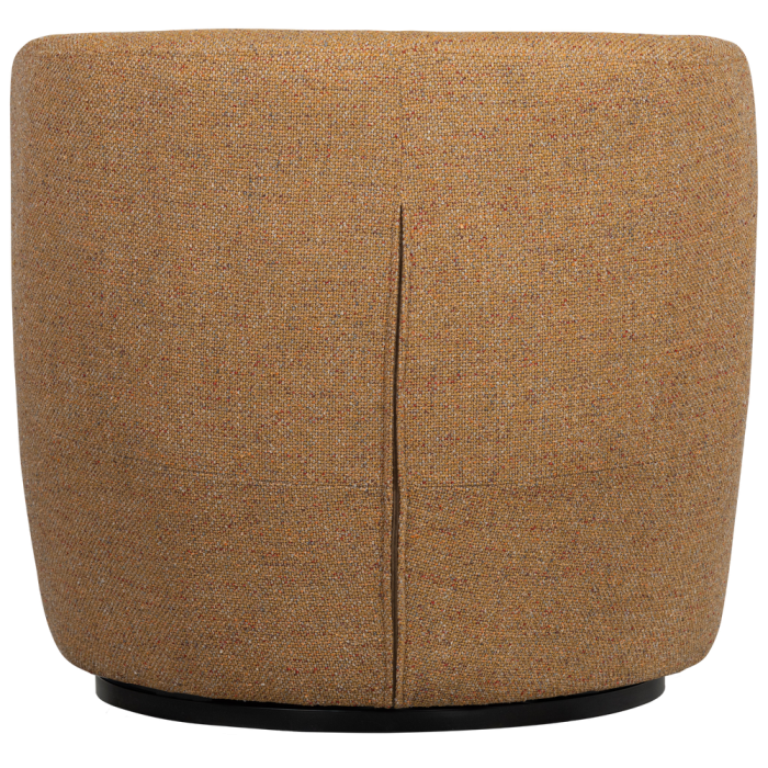 Fotoliu pivotant Serra, tesatura, curry melanj, 68 x 70 x 77 cm, WOOOD 373539-CU [6]