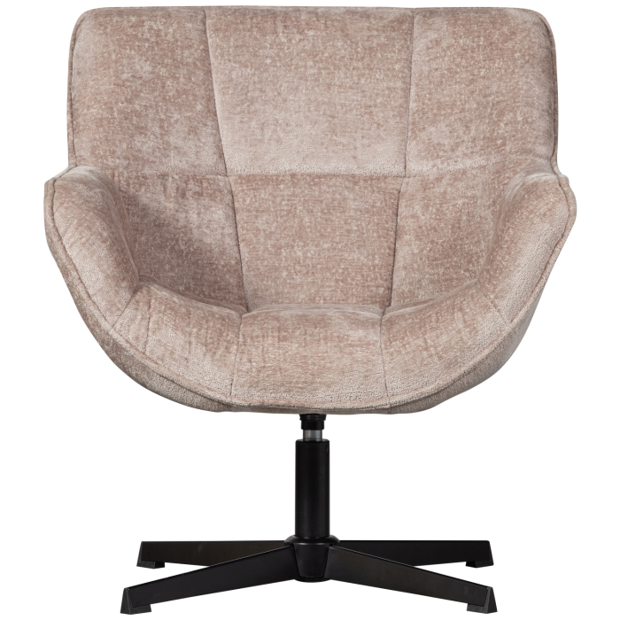 Fotoliu pivotant Wibo, poliester, taupe, 94 x 71 x 83 cm, WOOOD 374085-T [4]