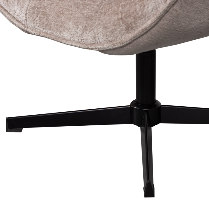 Fotoliu pivotant Wibo, poliester, taupe, 94 x 71 x 83 cm, WOOOD 374085-T [8]