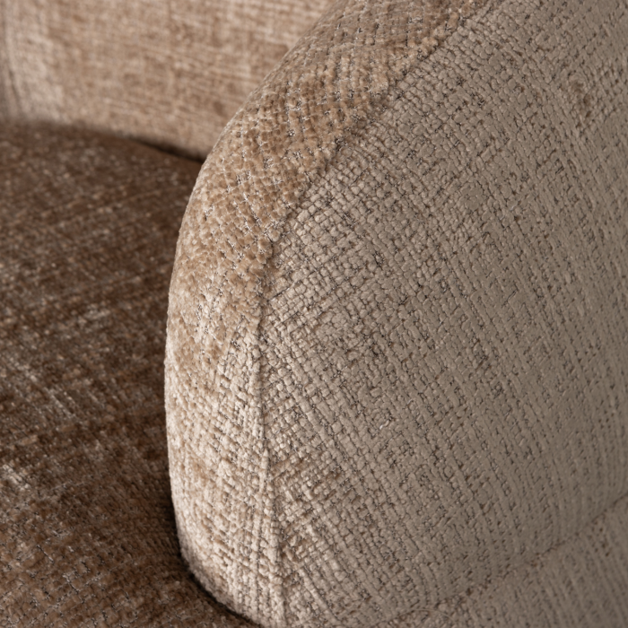 Fotoliu pivotant Woolly, poliester, nisipiu, 71 x 84 x 88 cm, WOOOD 800037-S [7]