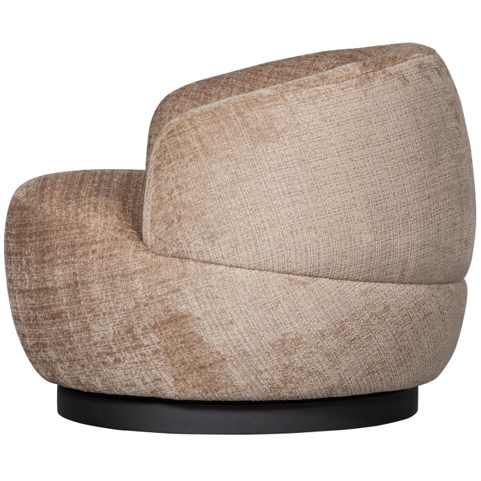 Fotoliu pivotant Woolly, poliester, nisipiu, 71 x 84 x 88 cm, WOOOD 800037-S [4]