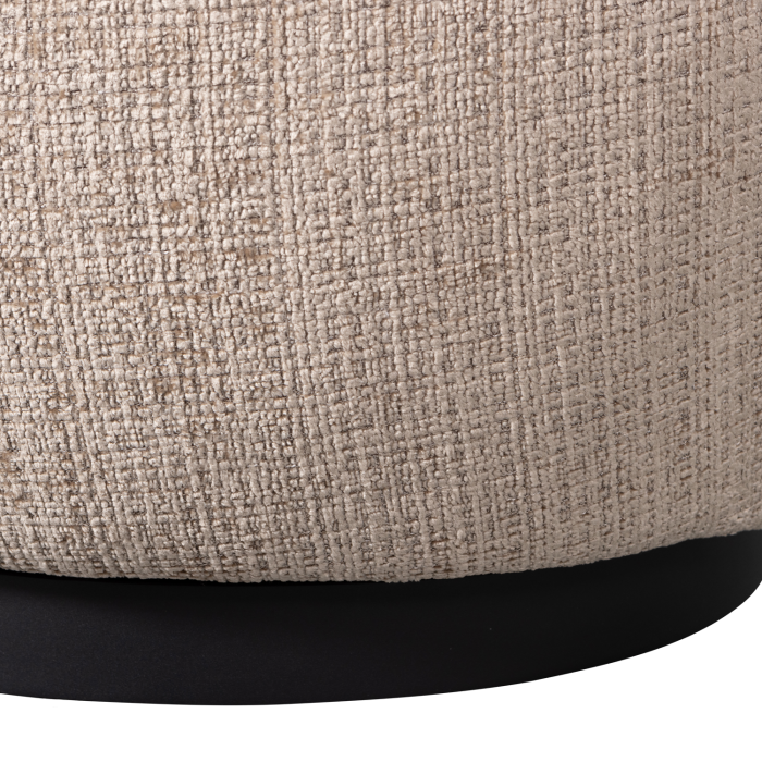 Fotoliu pivotant Woolly, poliester, nisipiu, 71 x 84 x 88 cm, WOOOD 800037-S [6]