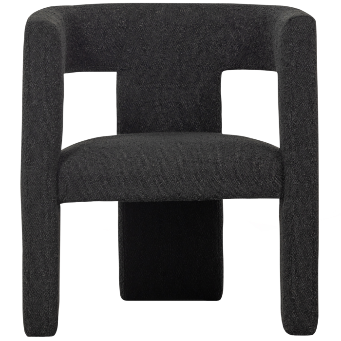 Fotoliu Tiwa, boucle, gri inchis, 70 x 64 x 64 cm, WOOOD 340486-D [4]