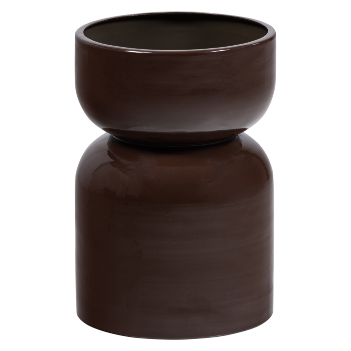 Ghiveci decorativ Toval, metal, mov/maro, 40 x 28 x 28 cm, WOOOD 377816-P [4]