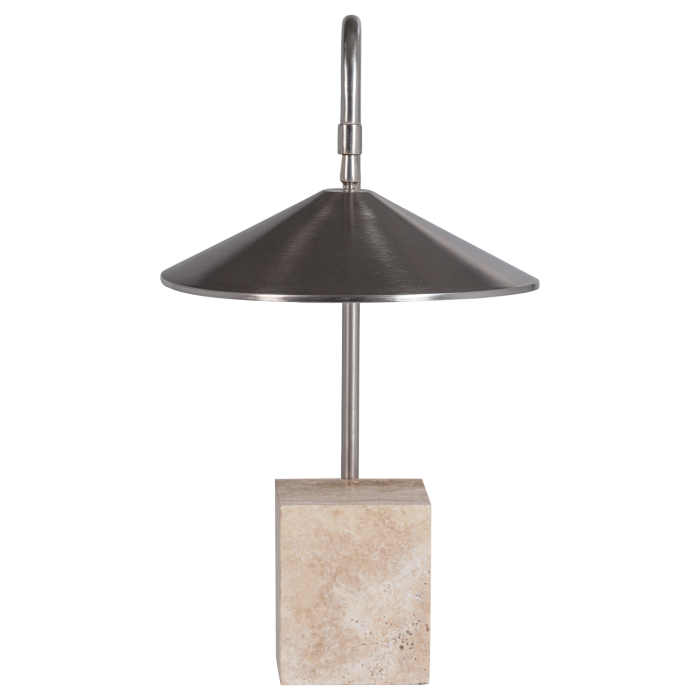 Lampa de masa Korn, 40 W, E27, metal, crom, 58 x 56 x 15 cm, WOOOD 377937-C [3]