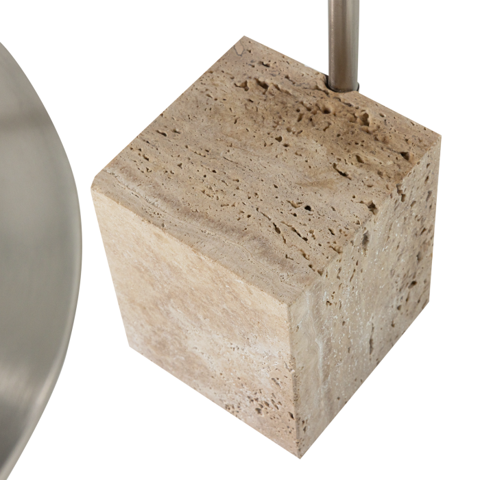 Lampa de masa Korn, 40 W, E27, metal, crom, 58 x 56 x 15 cm, WOOOD 377937-C [7]