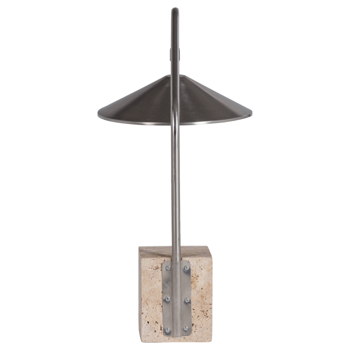 Lampa de masa Korn, 40 W, E27, metal, crom, 58 x 56 x 15 cm, WOOOD 377937-C [5]