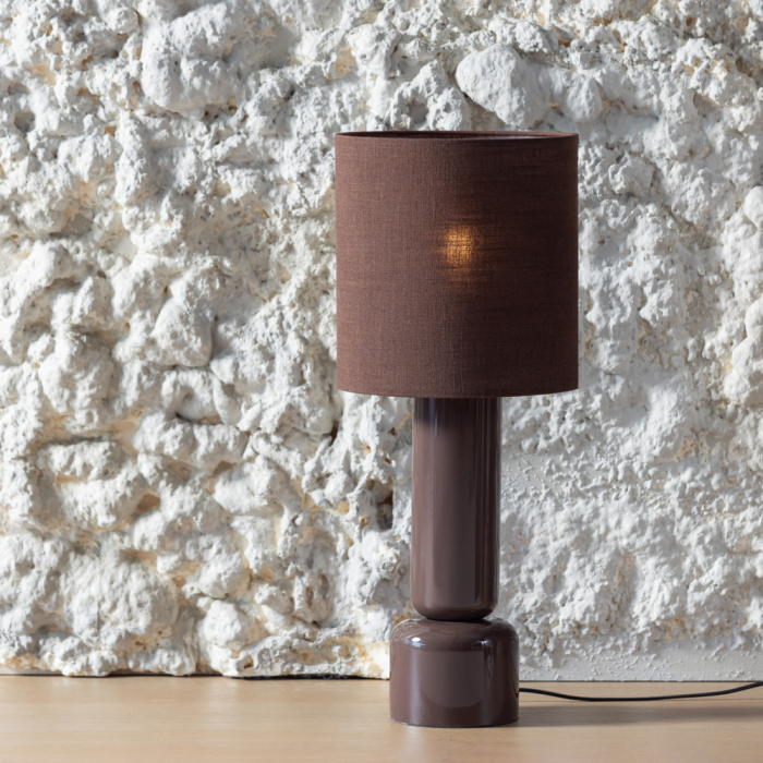 Lampa de masa Zivian, 40 W, E27, MDF, maro inchis, 53 x 16 x 16 cm, WOOOD 377827-D [3]