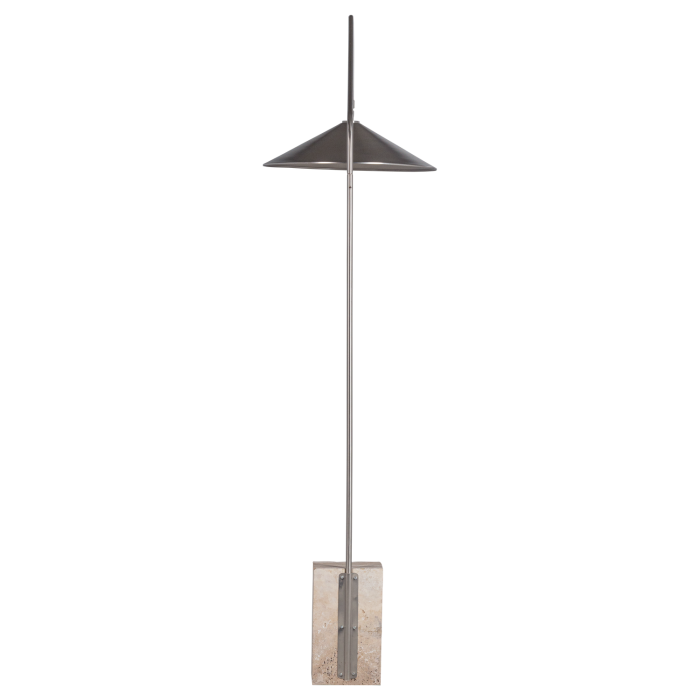 Lampa de podea Korn, 40 W, E27, metal, crom, 182 x 124 x 25 cm, WOOOD 377936-C [6]