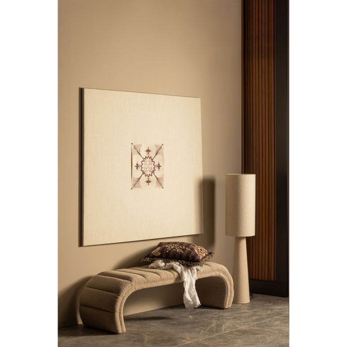Lampa de podea Loft, 4 W, E27, metal, natur, 130 x 30 x 30 cm, WOOOD 801396-N [2]